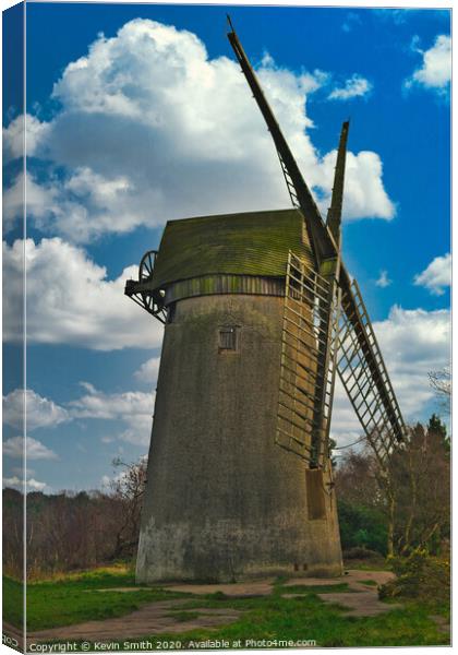 Bidston Hill Windmill Canvas Print by Kevin Smith