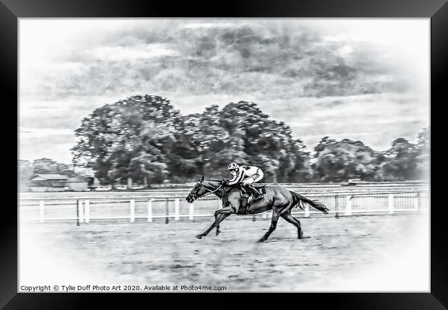 Perth Races In Scotland Framed Print by Tylie Duff Photo Art