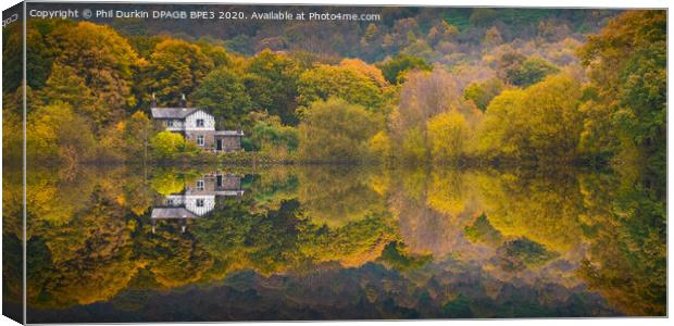 Waterman's Cottage - Anglezarke Reservoir Canvas Print by Phil Durkin DPAGB BPE4