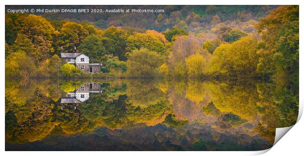 Waterman's Cottage - Anglezarke Reservoir Print by Phil Durkin DPAGB BPE4