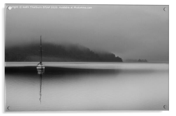 Loch Leven Early Morning Acrylic by Keith Thorburn EFIAP/b