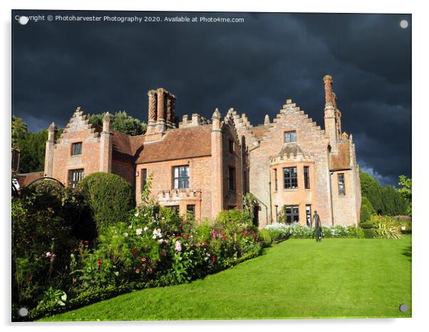 Chenies Manor in Stormy Light, Buckinghamshire Acrylic by Elizabeth Debenham