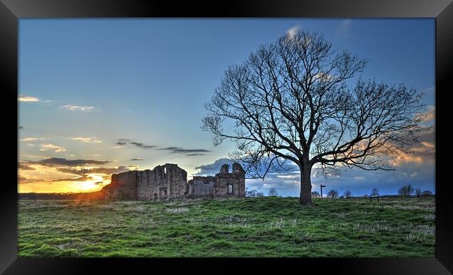 Sunset at the Old Abbey  Framed Print by Jon Fixter
