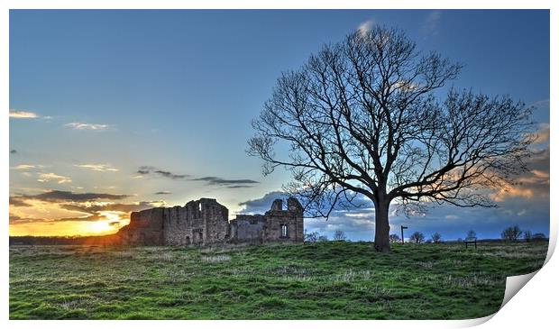 Sunset at the Old Abbey  Print by Jon Fixter
