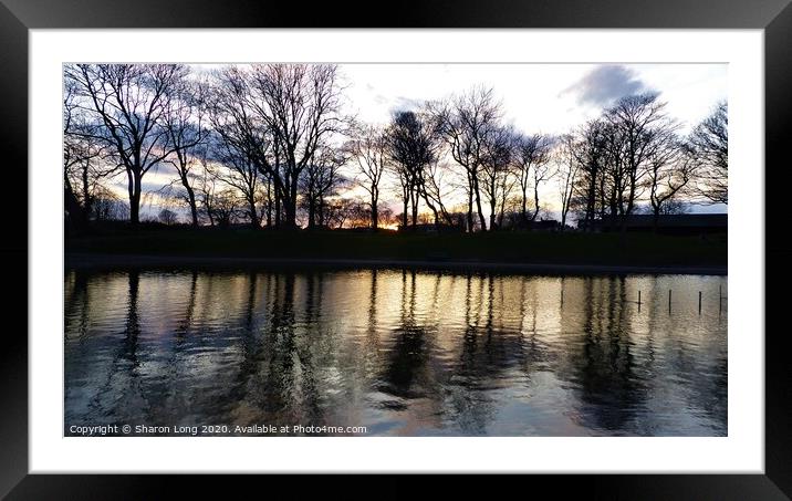 Reflections Framed Mounted Print by Photography by Sharon Long 