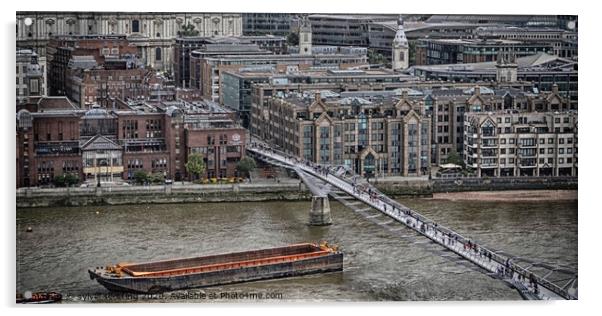 City of London  Acrylic by sylvia scotting