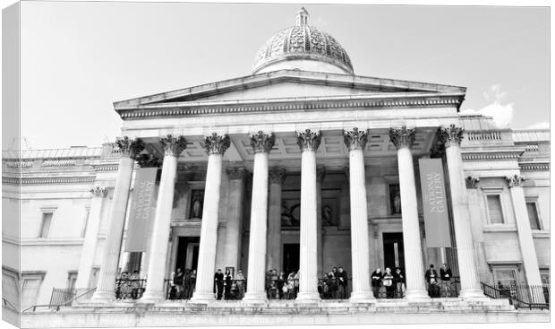 The National Gallery, London Canvas Print by M. J. Photography