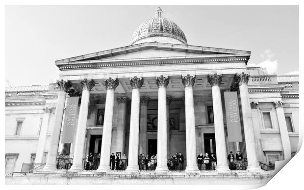 The National Gallery, London Print by M. J. Photography