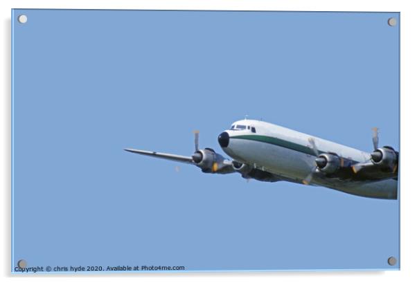 Air Atlantique DC6 Acrylic by chris hyde