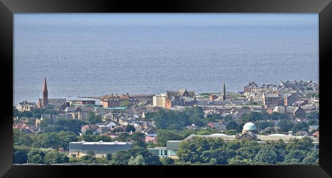 A view of Troon Ayrshire Framed Print by Allan Durward Photography