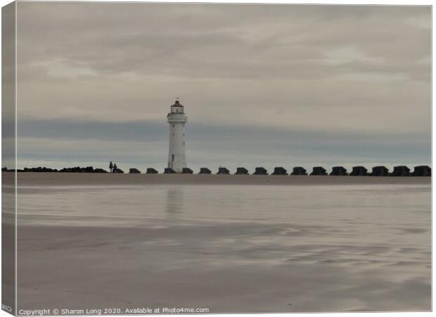 The Lighthouse Canvas Print by Photography by Sharon Long 