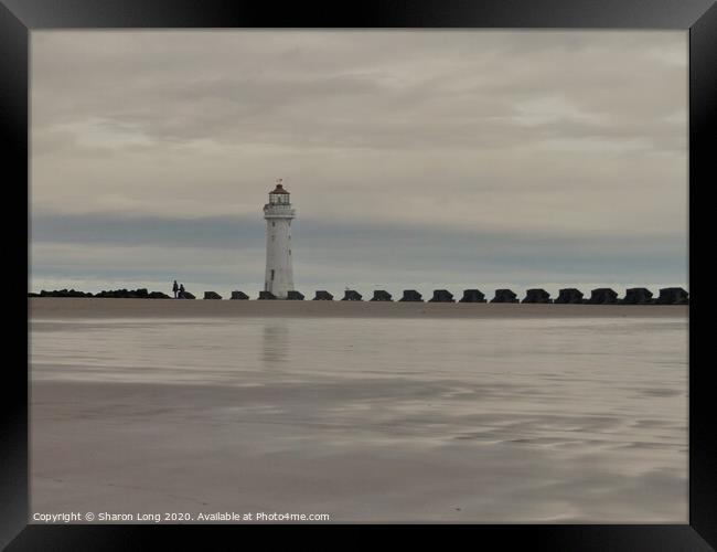The Lighthouse Framed Print by Photography by Sharon Long 