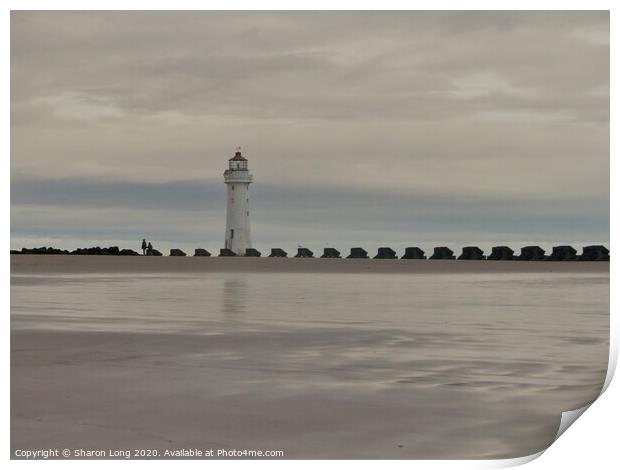 The Lighthouse Print by Photography by Sharon Long 