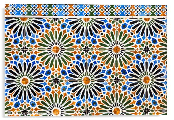 Beautiful Potuguese Tiles Acrylic by Chris Dorney