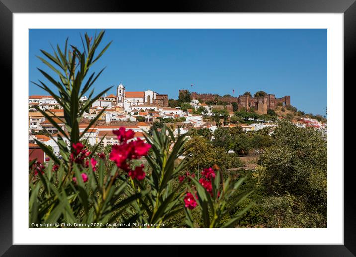 Silves in Portugal Framed Mounted Print by Chris Dorney