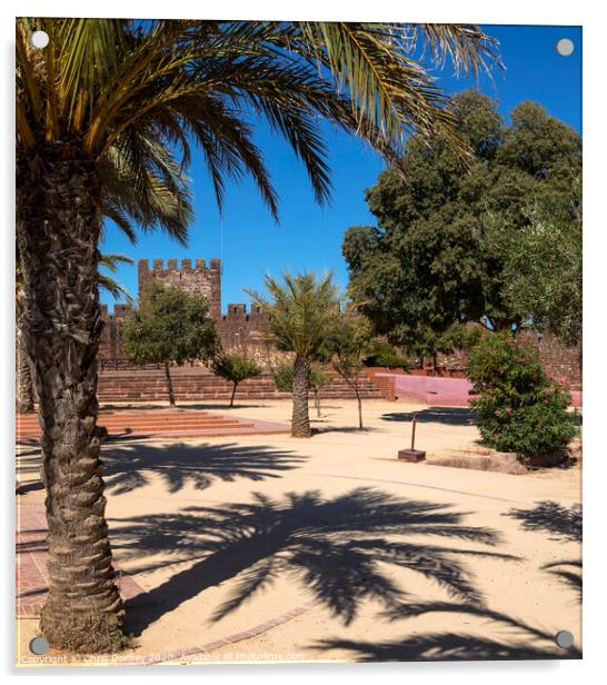 Castle of Silves in Portugal Acrylic by Chris Dorney