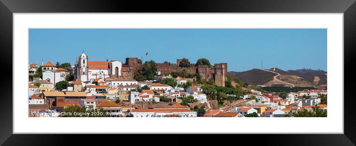 Silves in Portugal Framed Mounted Print by Chris Dorney
