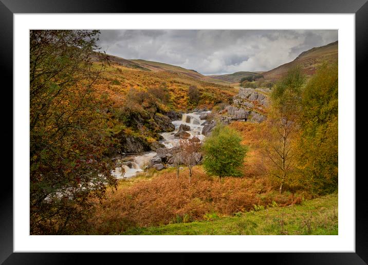 Elan valley landscape Framed Mounted Print by Leighton Collins