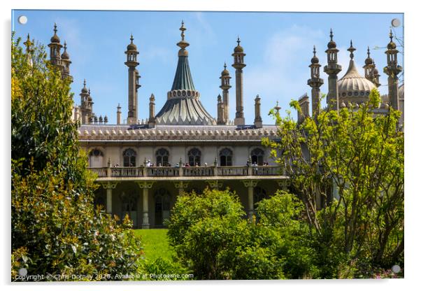 Royal Pavilion in Brighton Acrylic by Chris Dorney