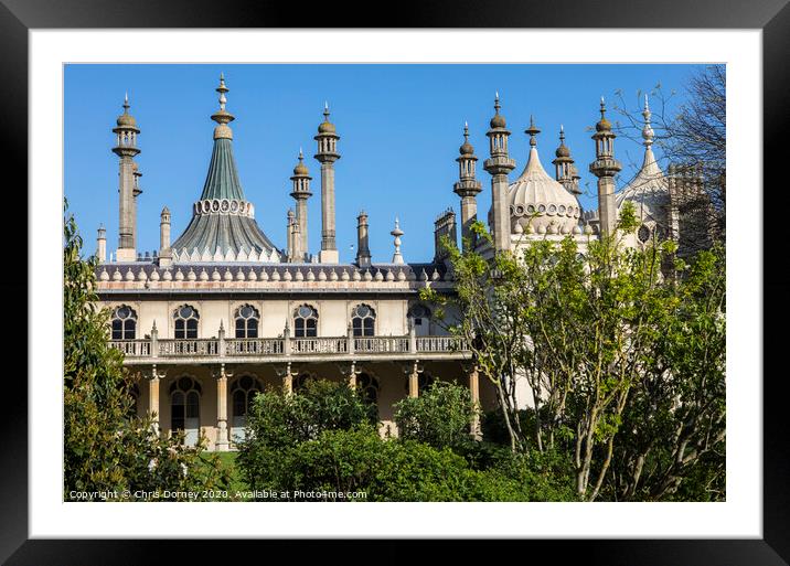 Royal Pavilion in Brighton Framed Mounted Print by Chris Dorney