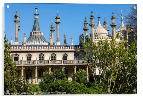 Royal Pavilion in Brighton Acrylic by Chris Dorney
