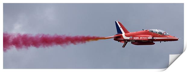 The Red Arrows at Farnborough Print by Ian Middleton