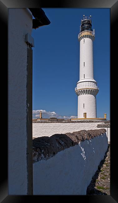 Girdleness Lighthouse, Aberdeen Framed Print by alan bain