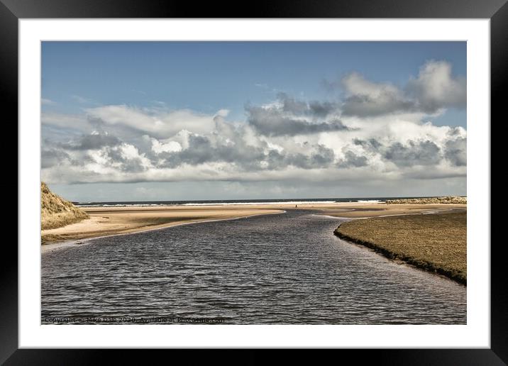 River to the Sea Framed Mounted Print by Mike Dale