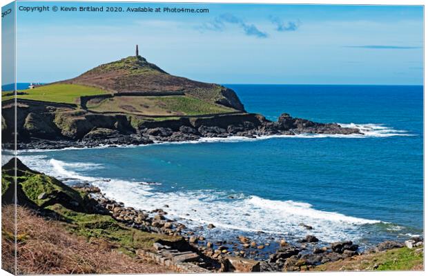 cape cornwall view Canvas Print by Kevin Britland
