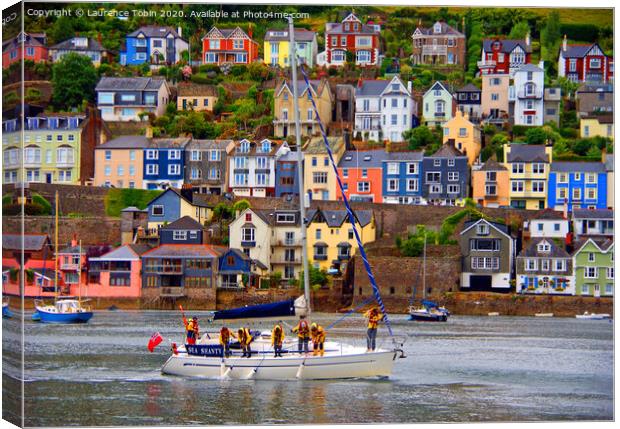 Dartmouth Harbour Canvas Print by Laurence Tobin