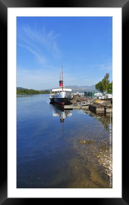 P.S. Maid Of The Loch Framed Mounted Print by Photography by Sharon Long 