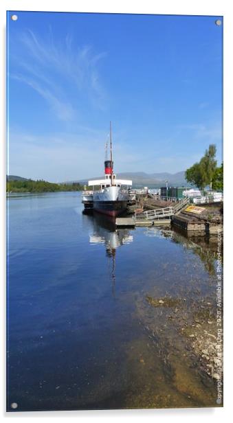 P.S. Maid Of The Loch Acrylic by Photography by Sharon Long 