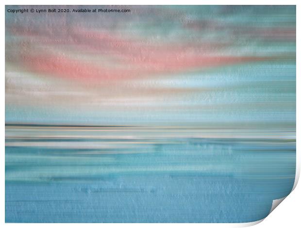 Abstract Seascape Print by Lynn Bolt