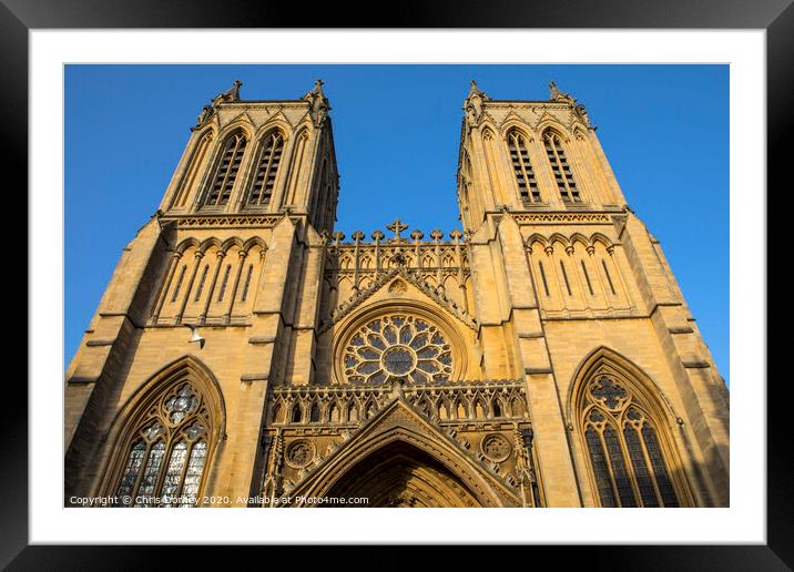 Bristol Cathedral in England Framed Mounted Print by Chris Dorney