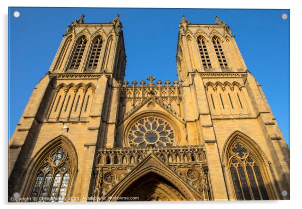 Bristol Cathedral in England Acrylic by Chris Dorney