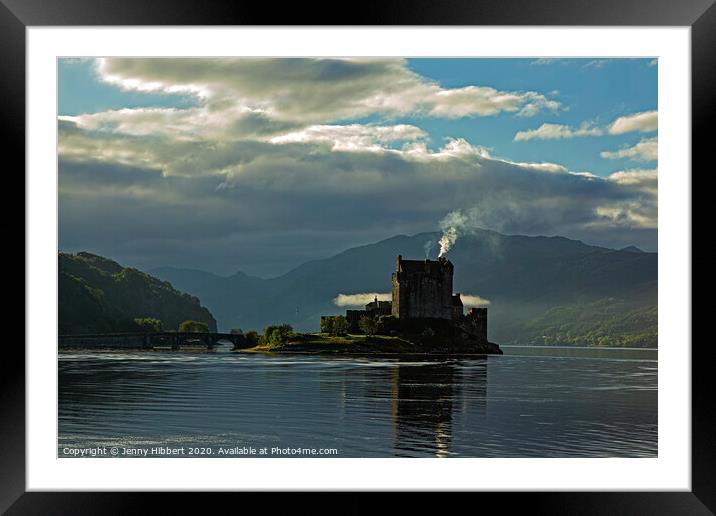 Eilean Donan Castle early in the morning Framed Mounted Print by Jenny Hibbert