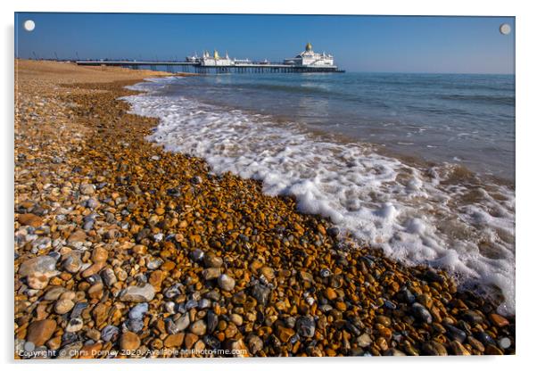 Eastbourne in Sussex Acrylic by Chris Dorney