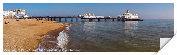 Eastbourne in Sussex Print by Chris Dorney