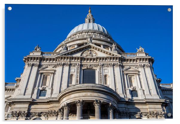 St. Pauls Cathedral in London Acrylic by Chris Dorney