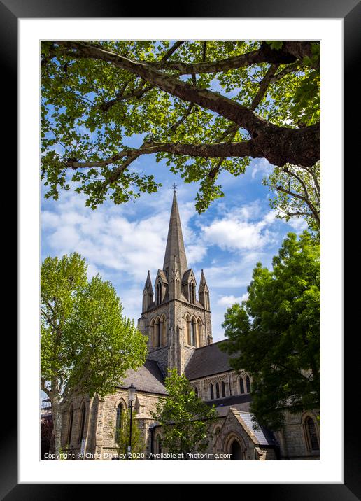St Johns Church Notting Hill Framed Mounted Print by Chris Dorney
