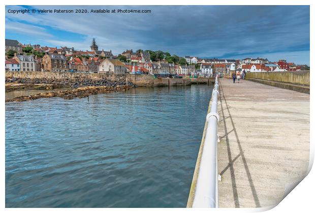 Pittenweem  View Print by Valerie Paterson