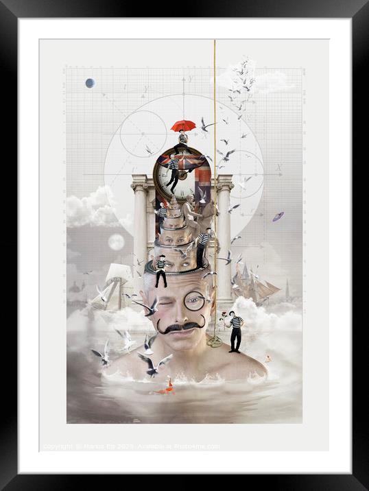 Seasons of the Mind Framed Mounted Print by Marius Els