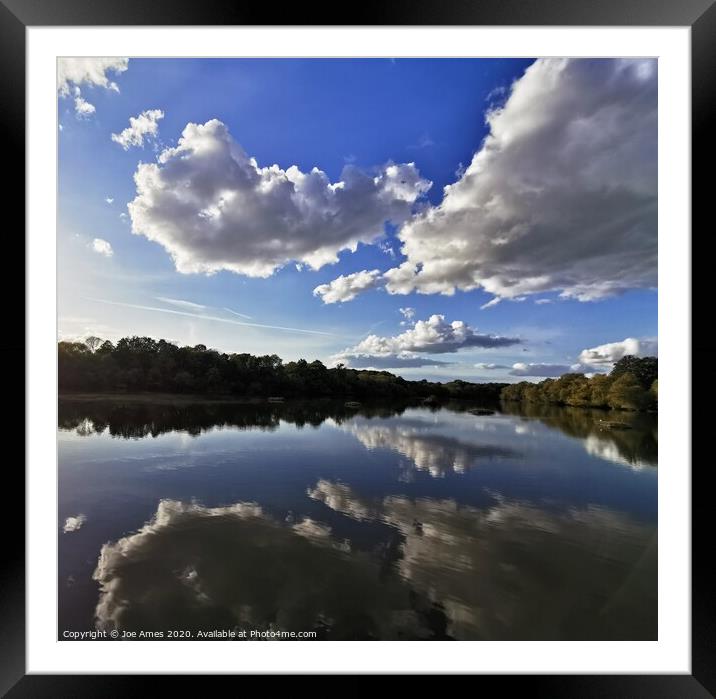 Cloud reflections  Framed Mounted Print by Joe Ames