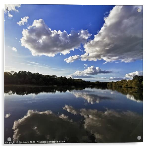 Cloud reflections  Acrylic by Joe Ames