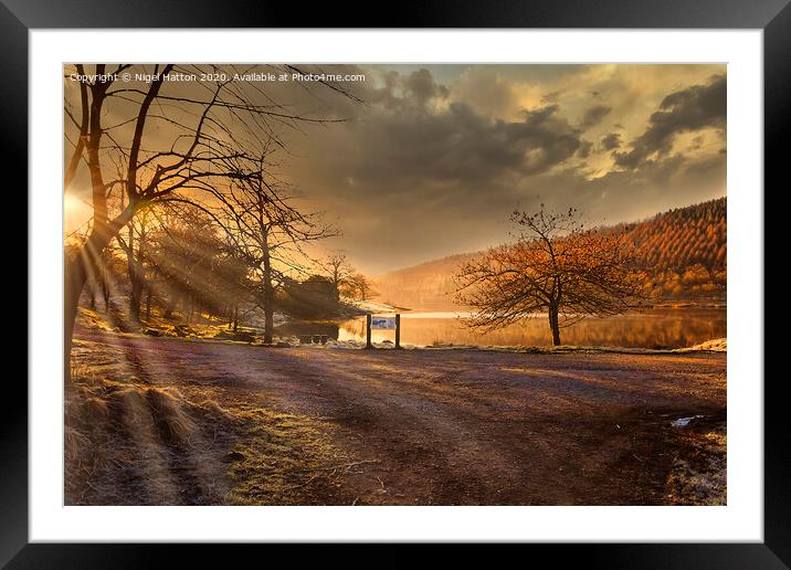 First Light  Framed Mounted Print by Nigel Hatton
