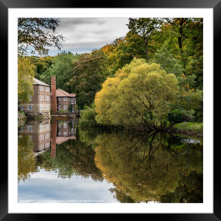 Autumn Reflections  Framed Mounted Print by Joy Newbould