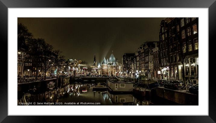 Amsterdam Framed Mounted Print by Jane Metters