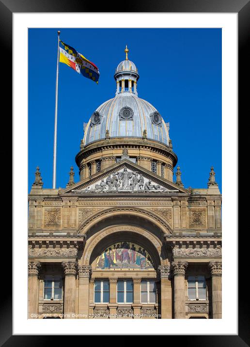 Council House in Birmingham Framed Mounted Print by Chris Dorney