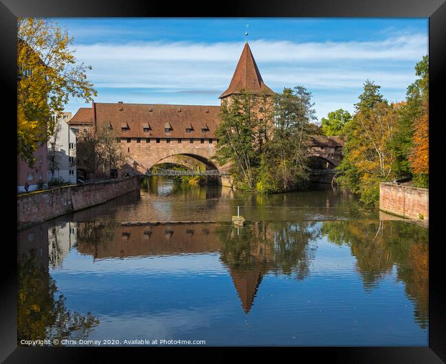 Old Town in Nuremberg  Framed Print by Chris Dorney