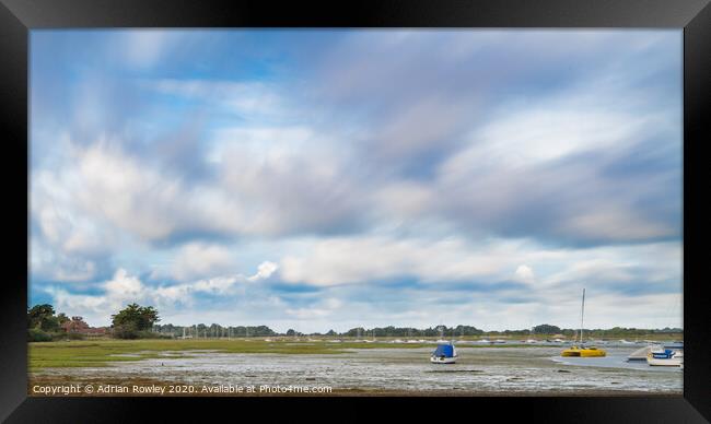 Picturesque Bosham Harbour and Quay in West Sussex Framed Print by Adrian Rowley